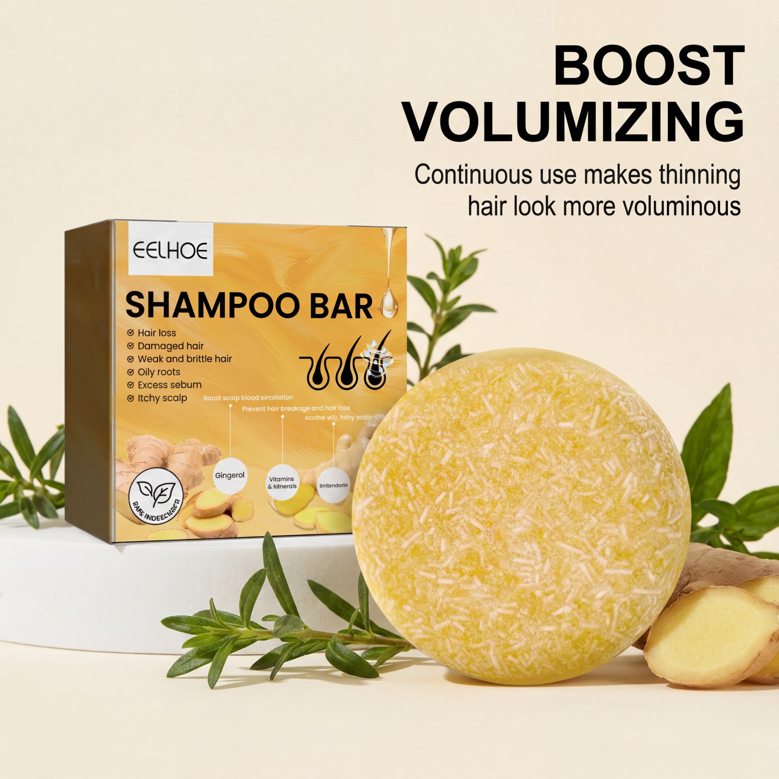 1Pcs 샴푸 바 생강 헤어 케어 솔리드 샴푸 딥 클렌 - Hair Care Pantene 리뷰 및 가격